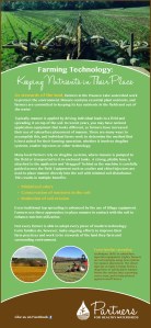 How Farmers Keep Nutrients in Their Place